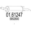 MTS 01.61247 End Silencer